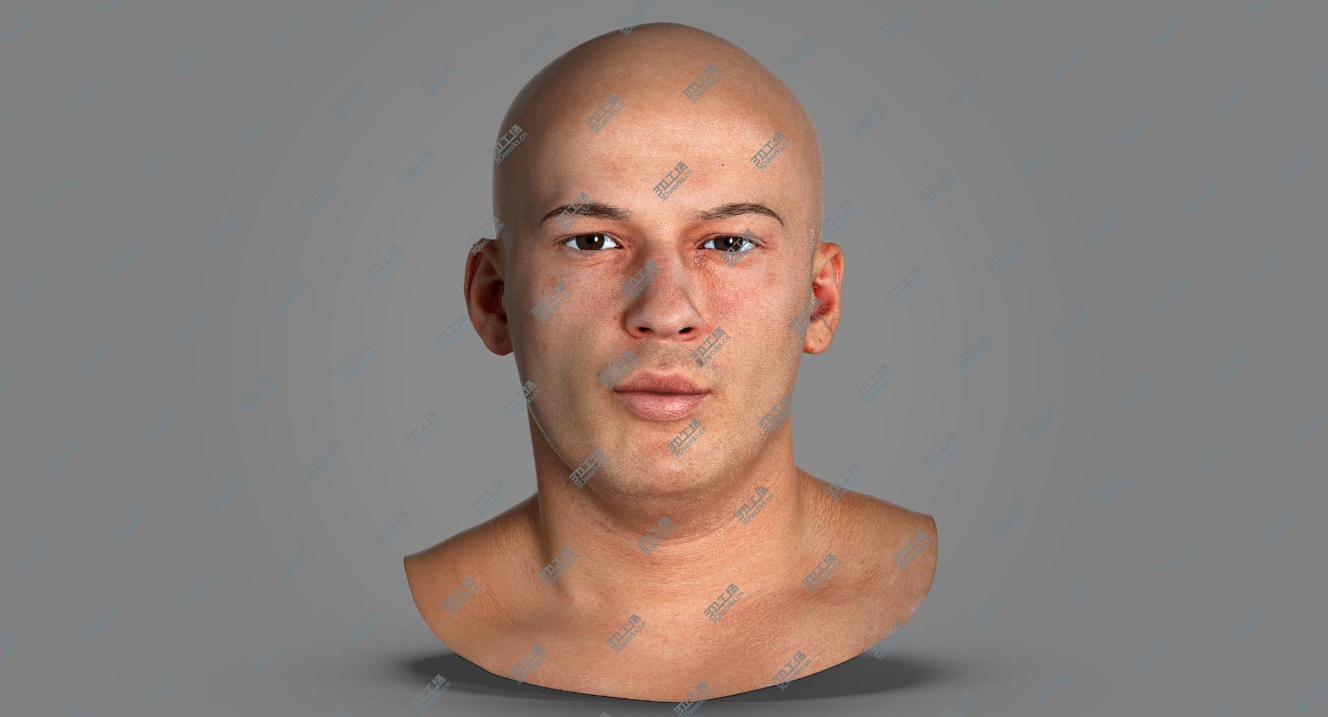 images/goods_img/202105073/3D Real PBR Marcus Human Head Lip Pucker AU18(1)/1.jpg